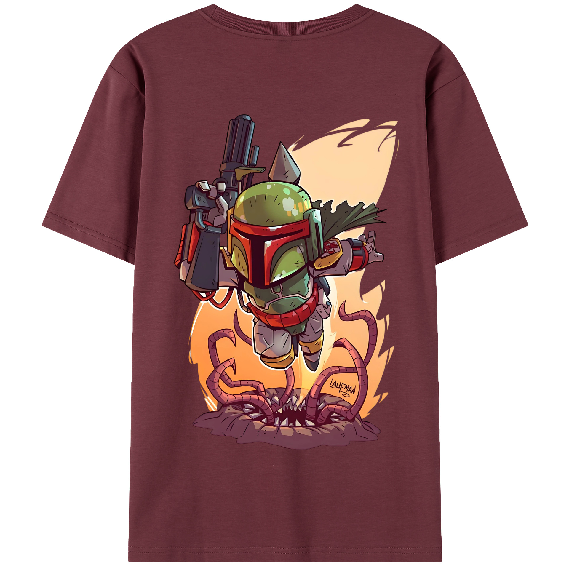 （画像用） スター・ウォーズ Star Wars 綿100％半袖Tシャツ（背面プリント）